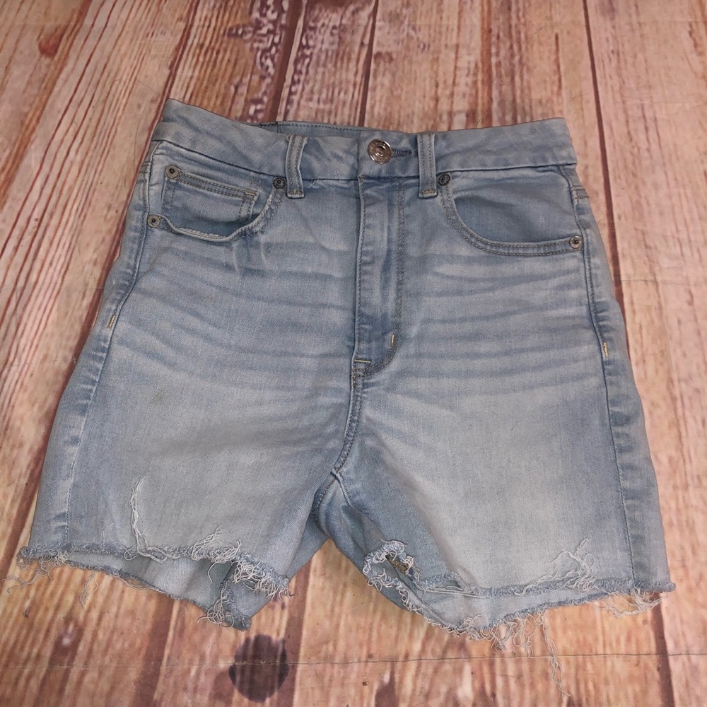 American Eagle curvy hi rise shortie size 6